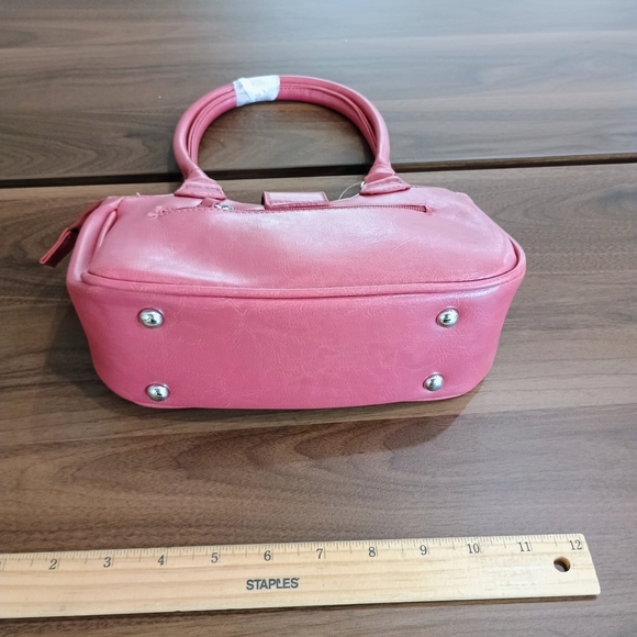 Pink Vegan Leather Handbag - Picture 4 of 4